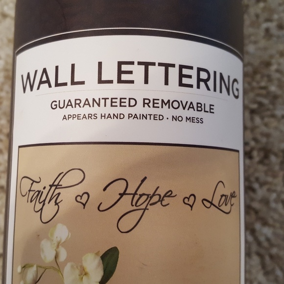 Wall Lettering- 'Faith❤Hope❤Love', New - Picture 2 of 8